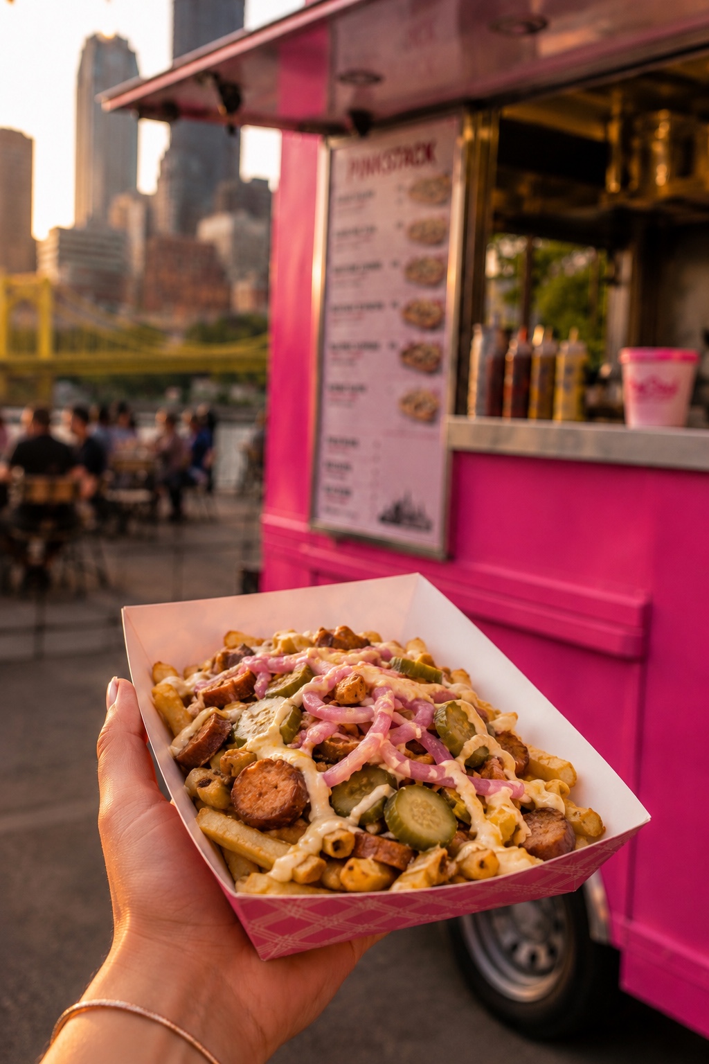 PinkStack fries close up